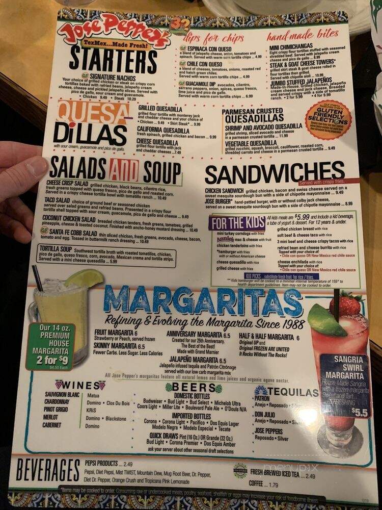 Jose Pepper's - Mission, KS menu_pic