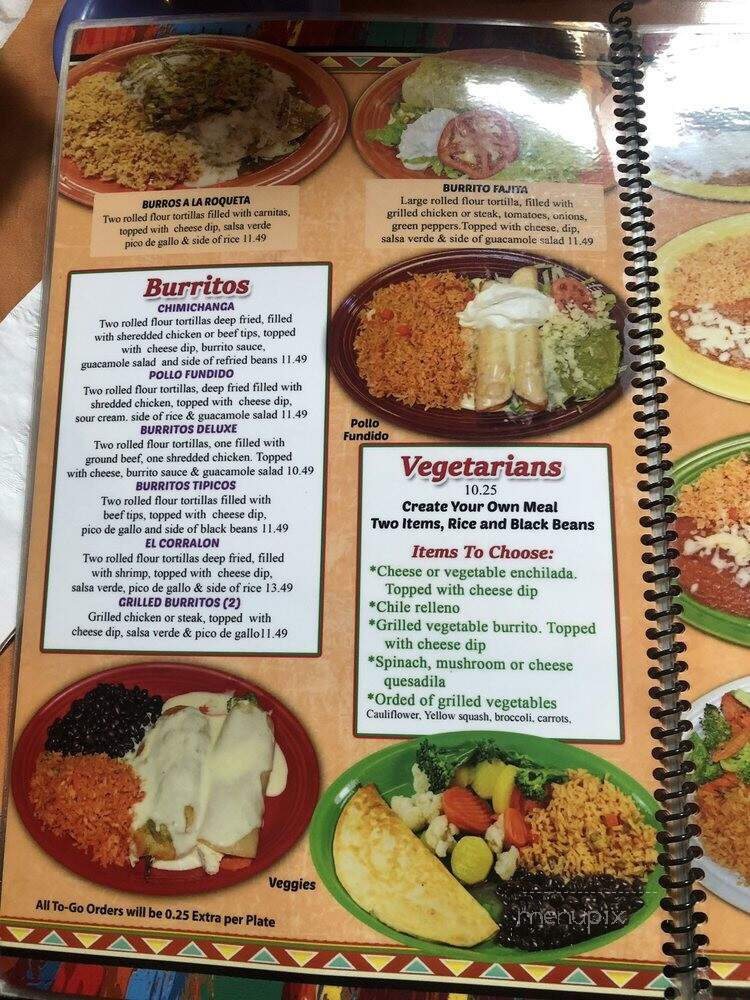 El Corral Restaurant - Creedmoor, NC menu_pic