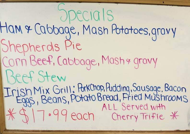 Irish Coffee Shop - Upper Darby, PA menu_pic