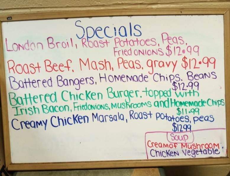 Irish Coffee Shop - Upper Darby, PA menu_pic