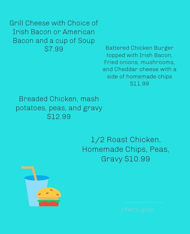 Irish Coffee Shop - Upper Darby, PA menu_pic