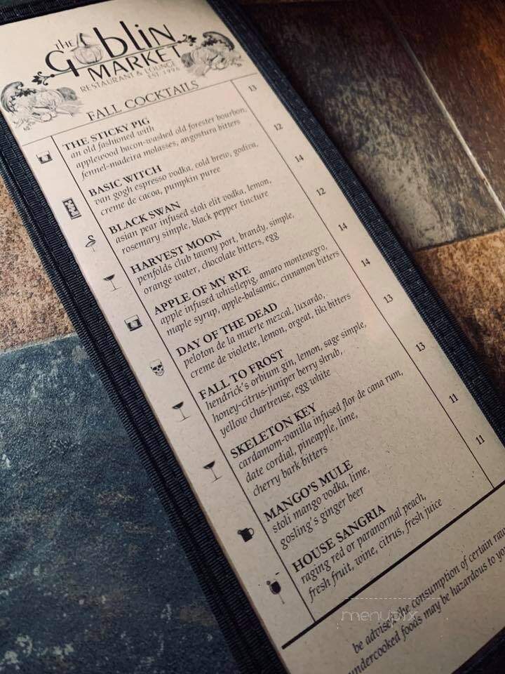 Goblin Market - Mount Dora, FL menu_pic