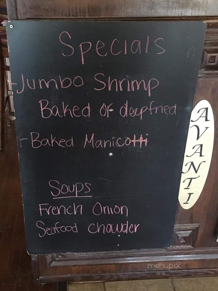 Avantis Italian Restaurant & Pub - Verona, WI menu_pic