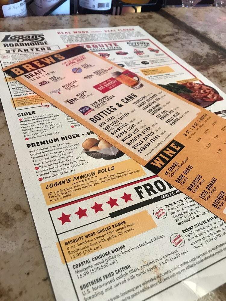 Logan's Roadhouse - Midland, MI menu_pic