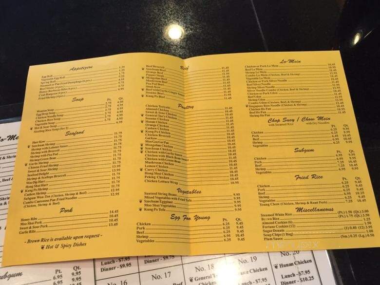 Rainbow Restaurant - Farmington, MI menu_pic