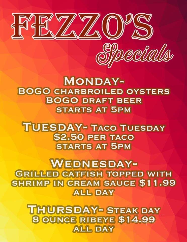 Fezzo's Seafood & Steakhouse - Scott, LA