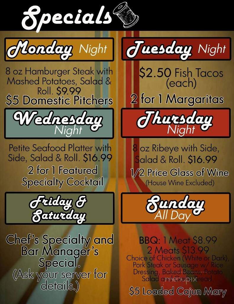Fezzo's Seafood & Steakhouse - Scott, LA menu_pic