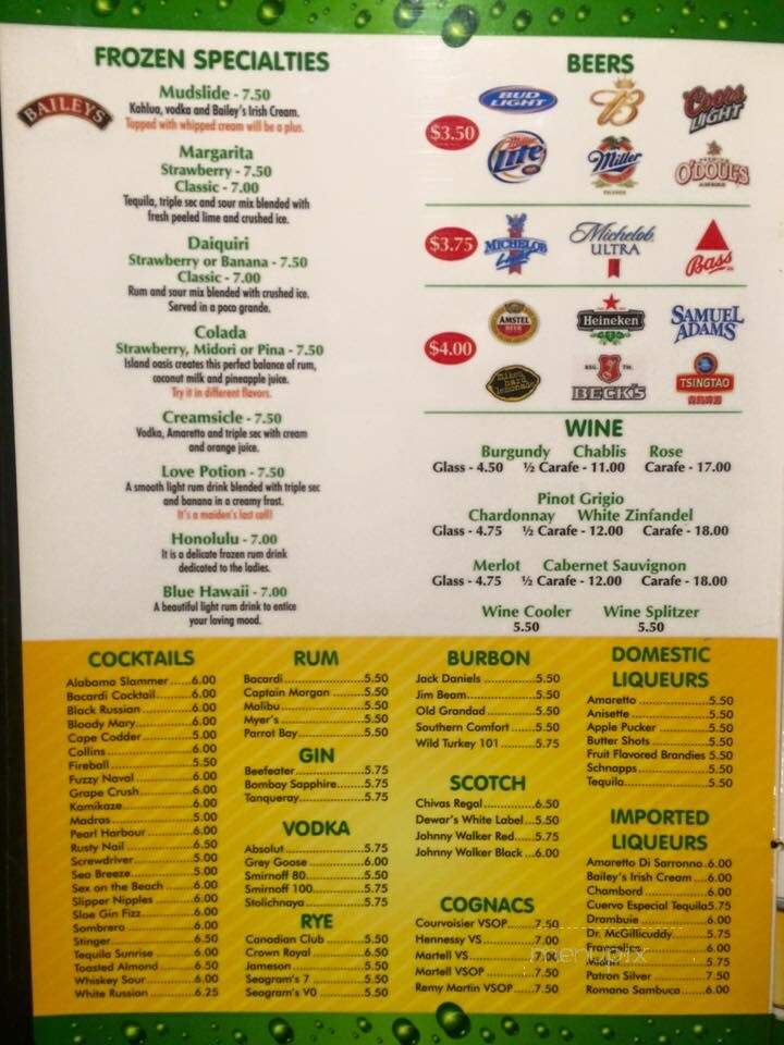 Yangtze China - West Bridgewater, MA menu_pic