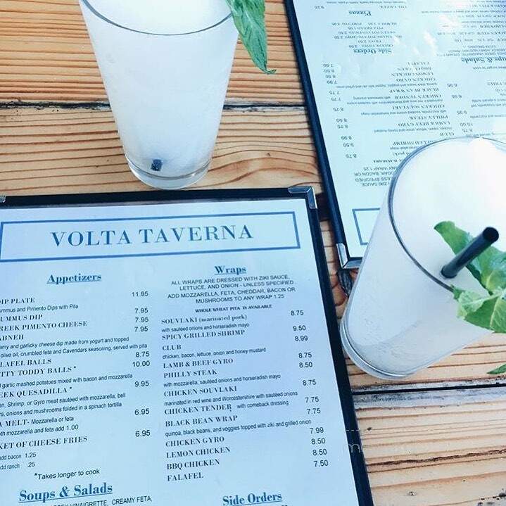 Volta Taverna - Oxford, MS menu_pic