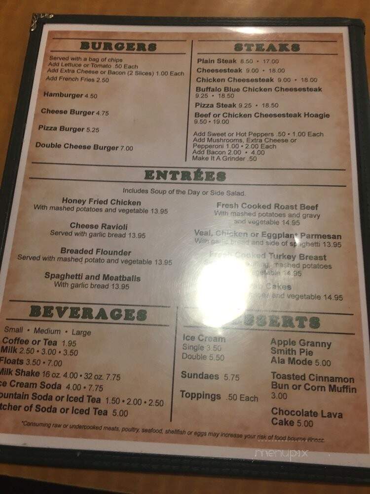 Joe's Pizza - Broomall, PA menu_pic