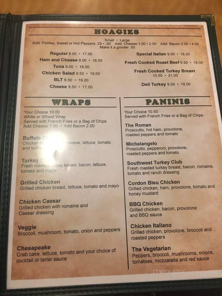 Joe's Pizza - Broomall, PA menu_pic