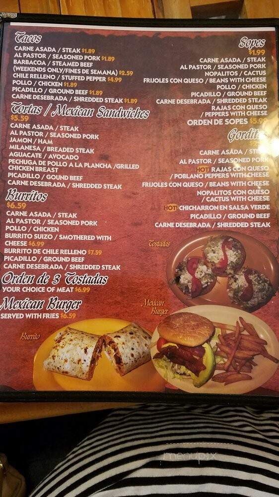 La Justicia Restaurant - Mcallen, TX menu_pic