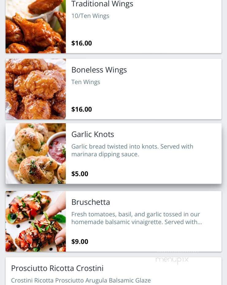 Roma Italian Pizza Restaurant - Bowling Green, VA menu_pic