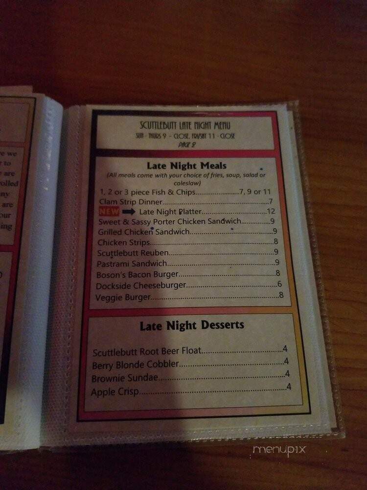 Scuttlebutt Brewing Co - Everett, WA menu_pic