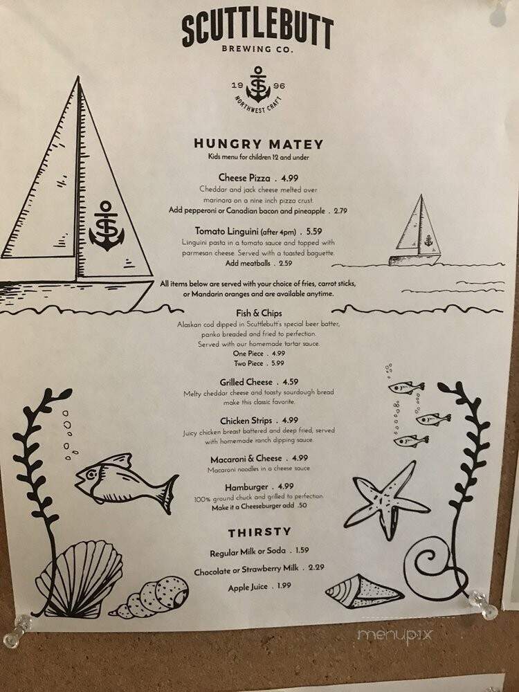 Scuttlebutt Brewing Co - Everett, WA menu_pic