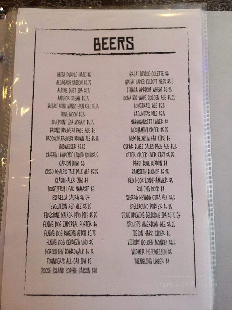 Surf BBQ - Rumson, NJ menu_pic