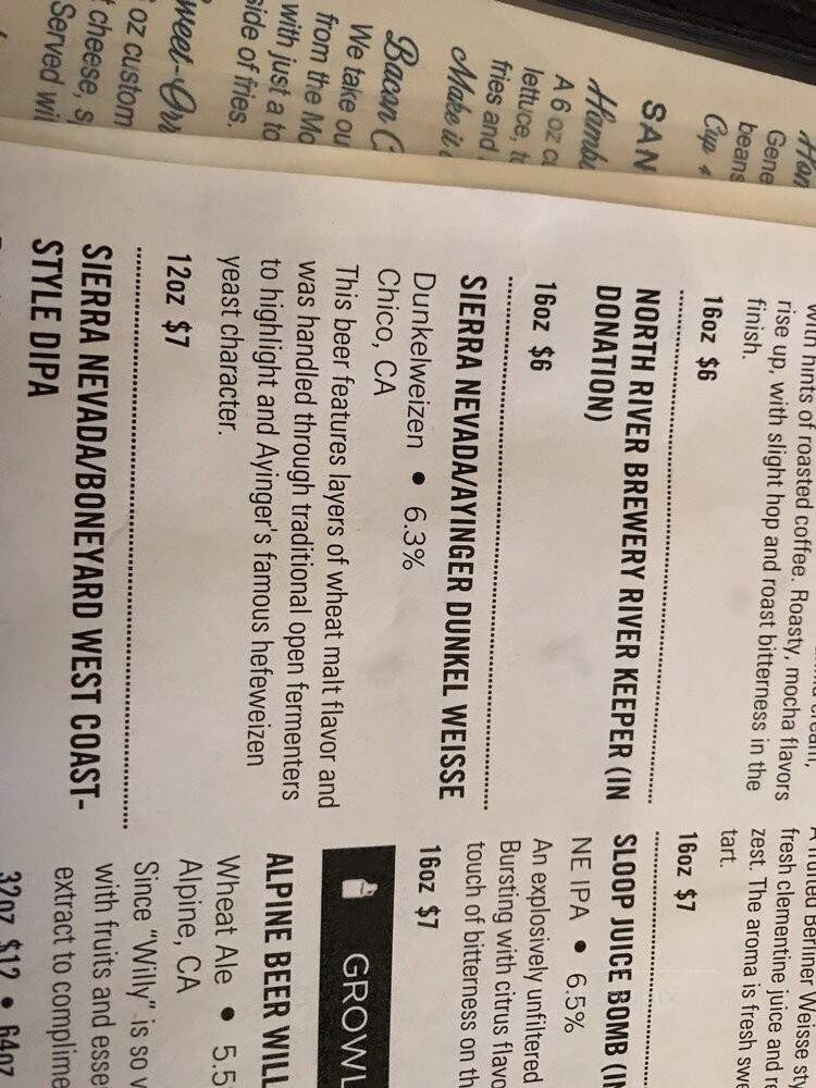 County Fare - Wappingers Falls, NY menu_pic