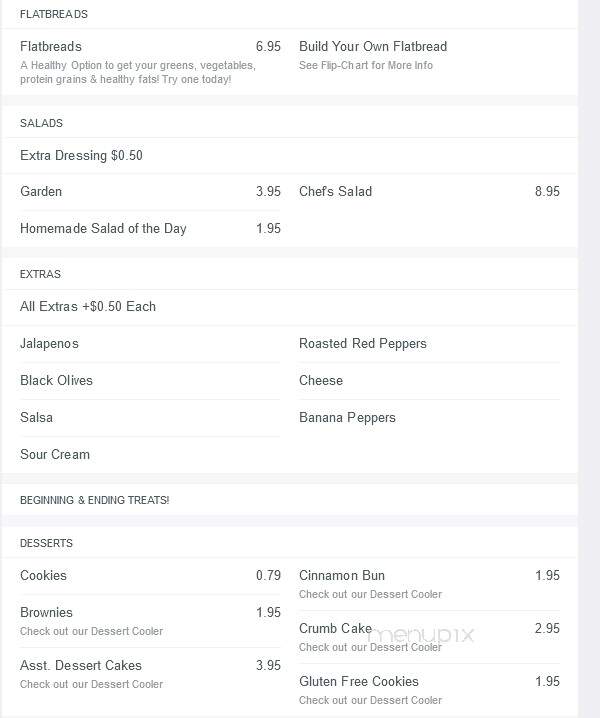 Tagua Nut Gift Shop & Cafe - Cobleskill, NY menu_pic