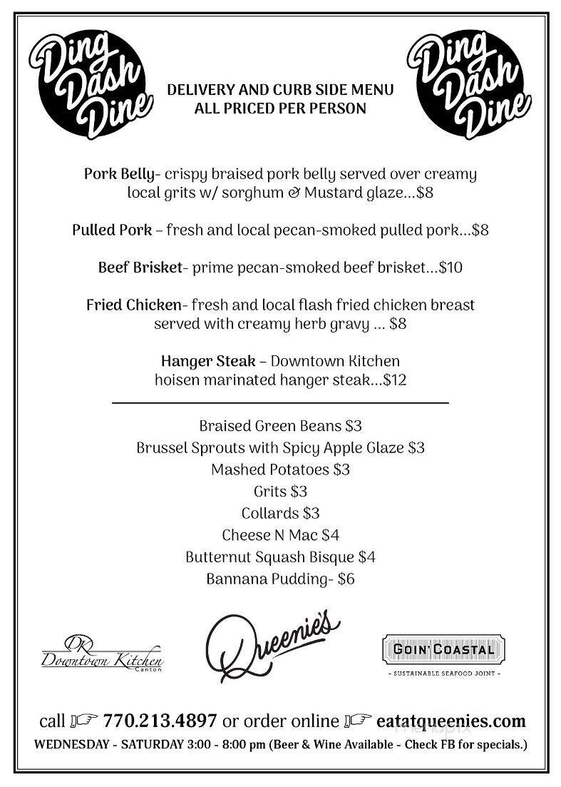 Queenie's - Canton, GA menu_pic