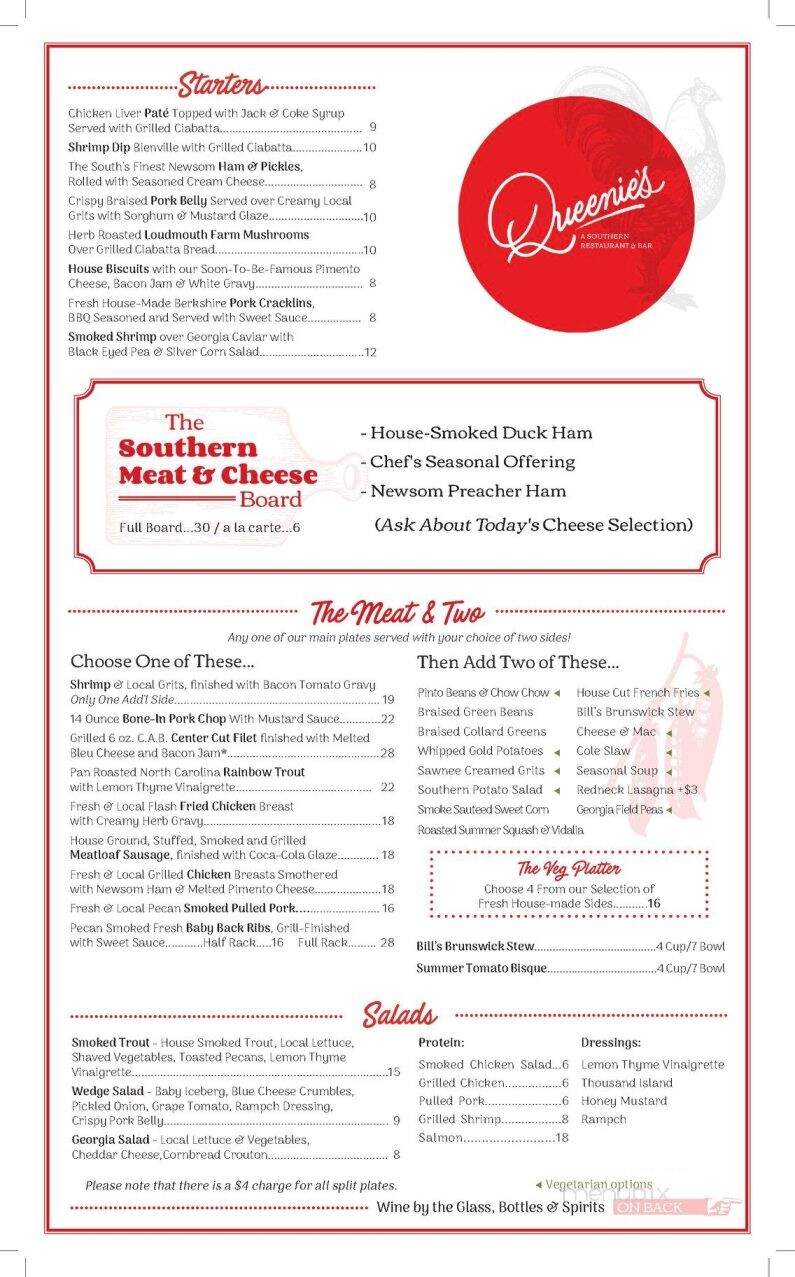 Queenie's - Canton, GA menu_pic