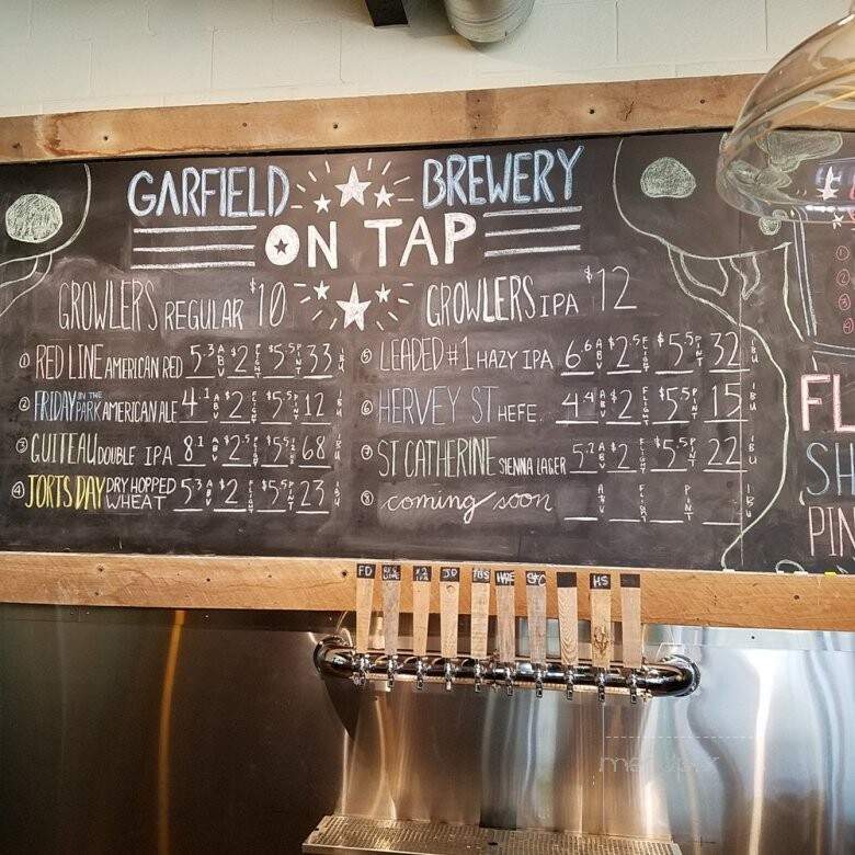 Garfield Brewery - Indianapolis, IN menu_pic