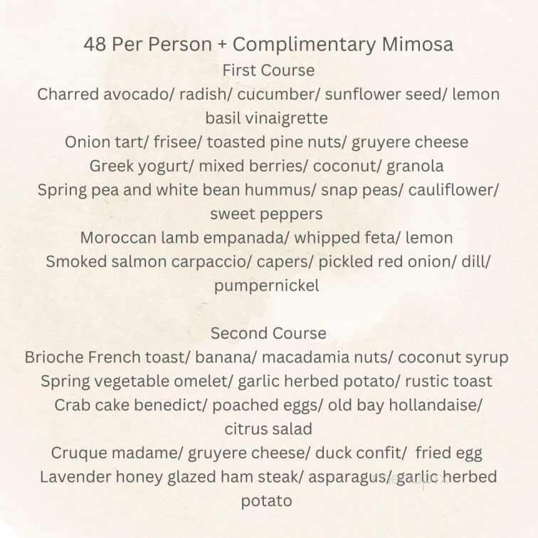 White Birch Restaurant - Mount Olive Township, NJ menu_pic