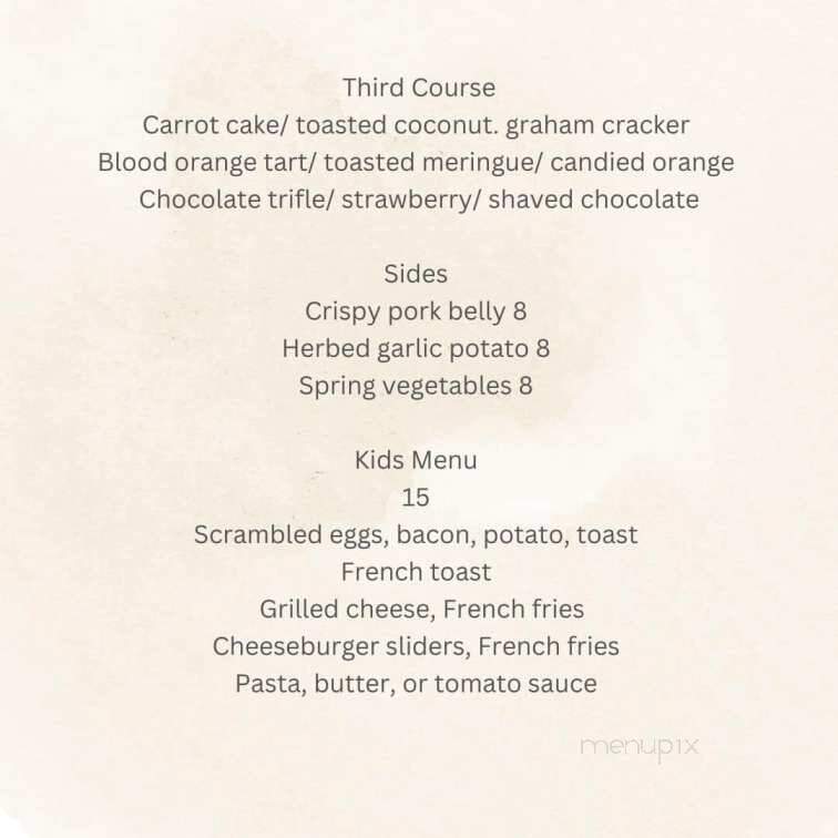 White Birch Restaurant - Mount Olive Township, NJ menu_pic