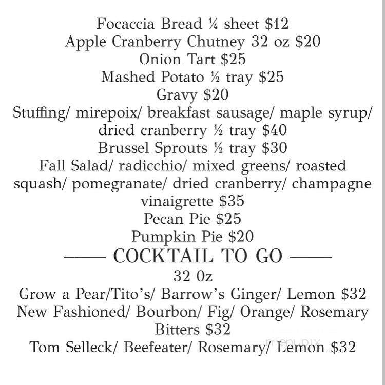 White Birch Restaurant - Mount Olive Township, NJ menu_pic