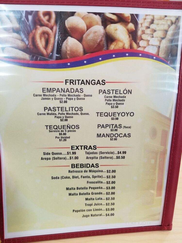 A lo Maracucho - West Jordan, UT menu_pic