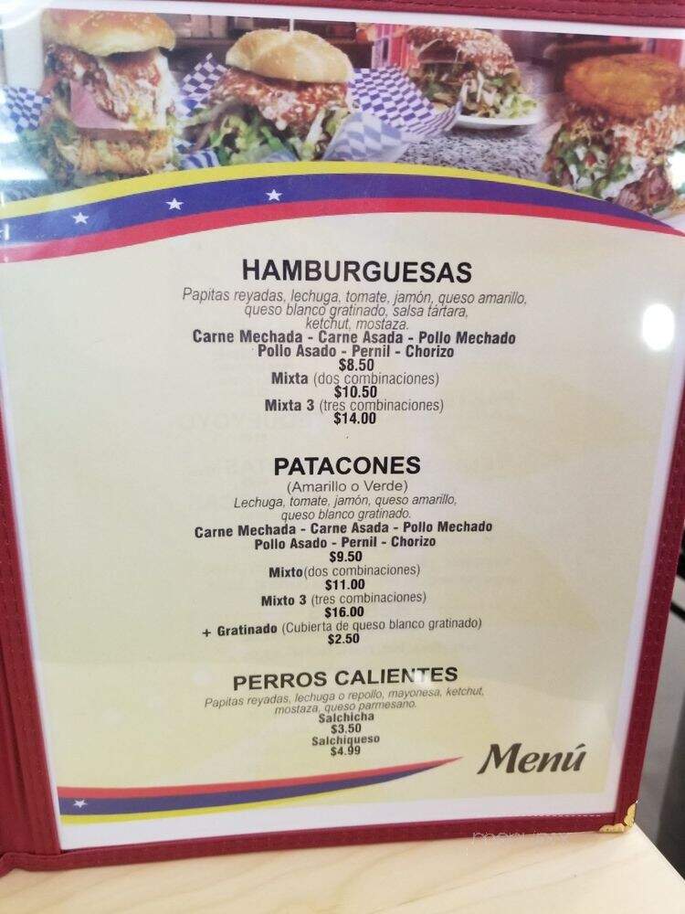 A lo Maracucho - West Jordan, UT menu_pic