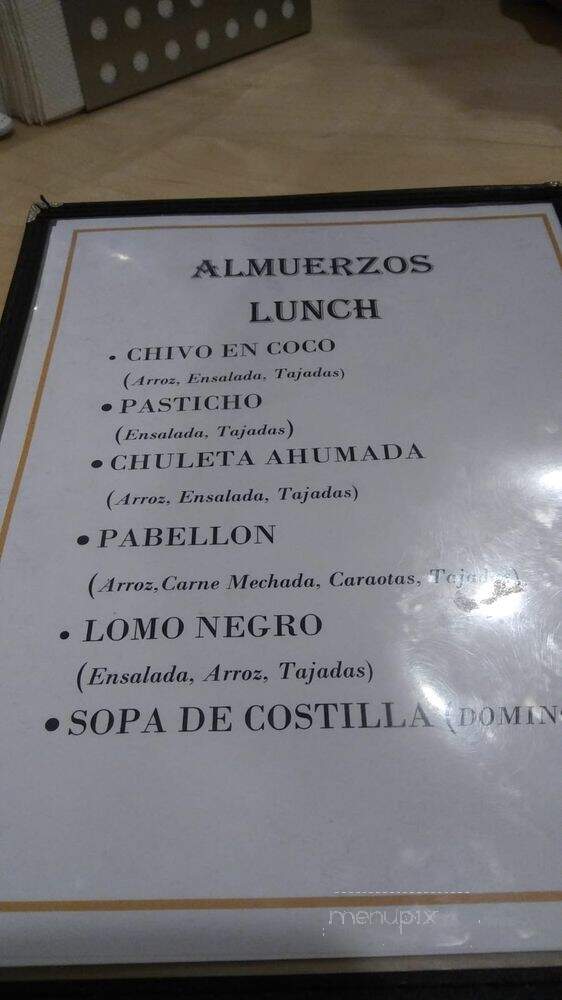 A lo Maracucho - West Jordan, UT menu_pic