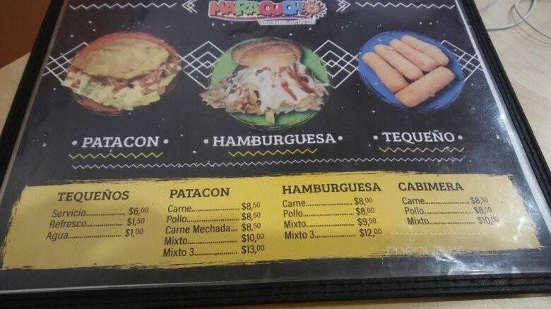 A lo Maracucho - West Jordan, UT menu_pic