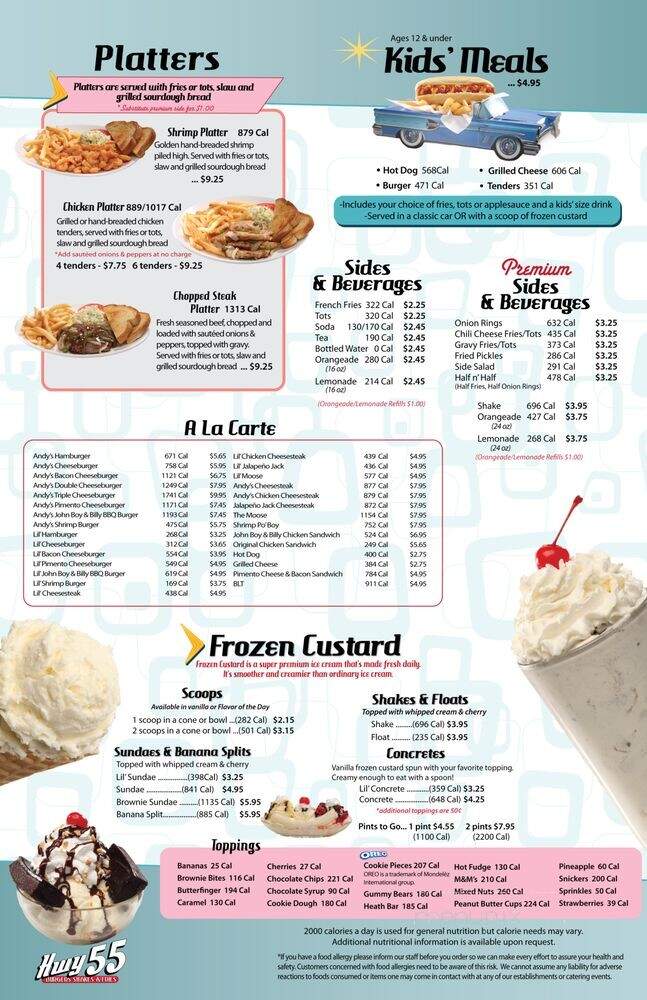 Hwy 55 Burgers Shakes & Fries - Shelbyville, TN menu_pic
