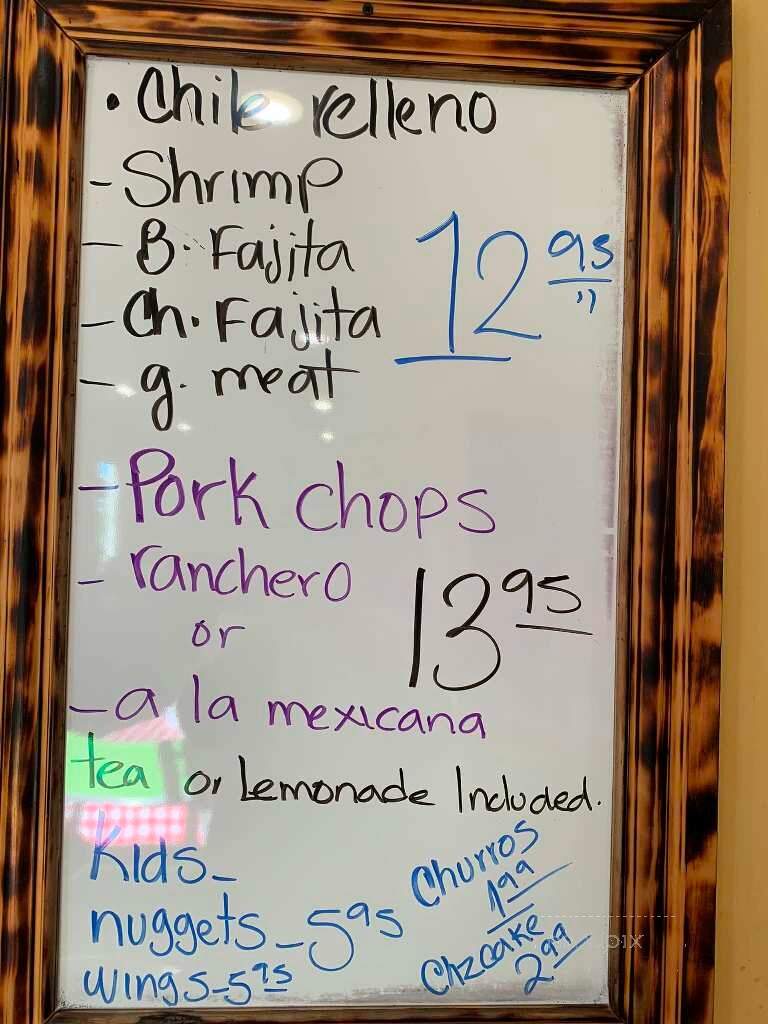 Mi Familia - Nocona, TX menu_pic