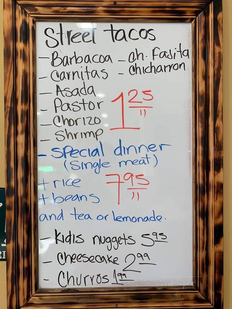 Mi Familia - Nocona, TX menu_pic