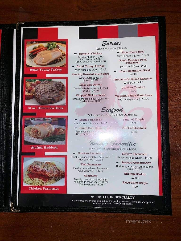 Red Lion Corner Cafe - Red Lion, PA menu_pic