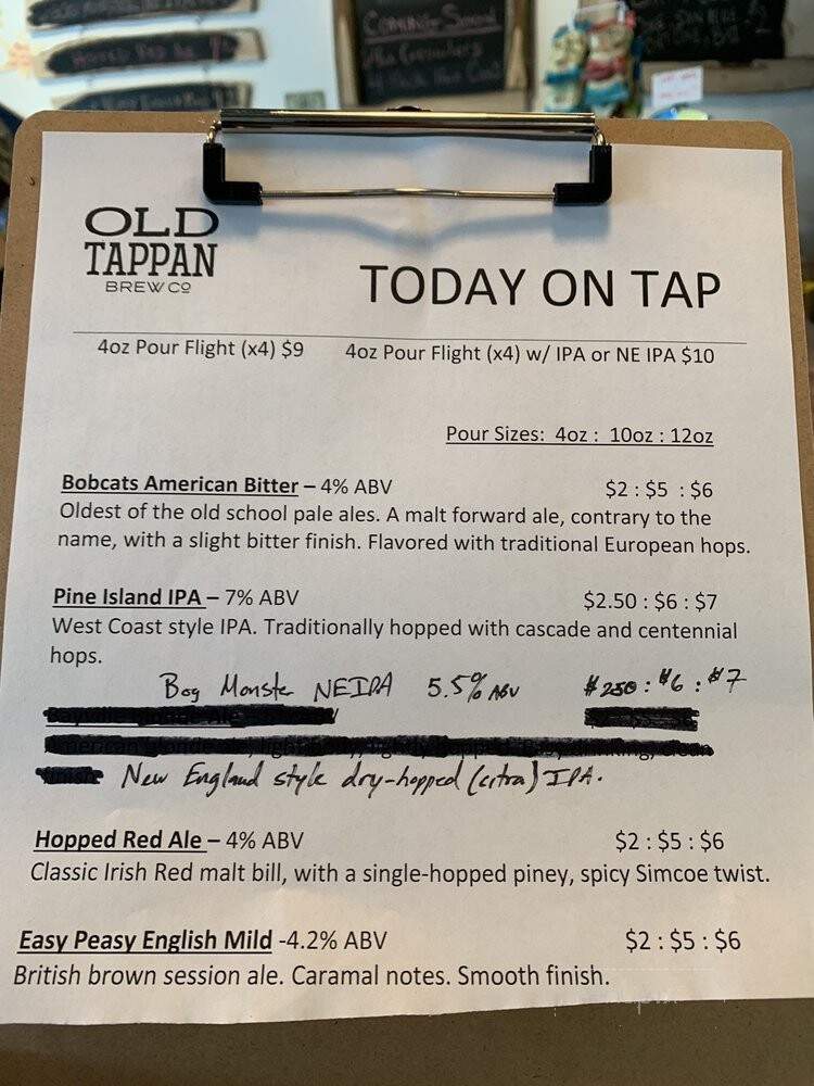 Old Tappan Brewing Company - BAYVILLE, NY
