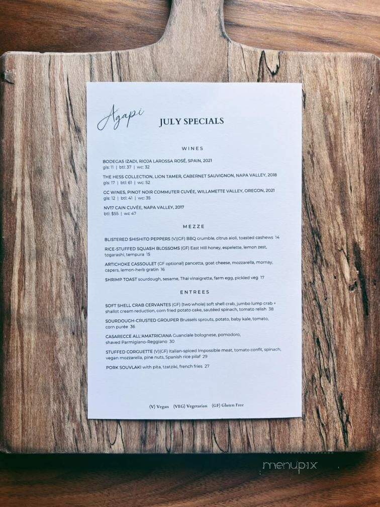 Agapi Bistro + Garden - Pensacola, FL