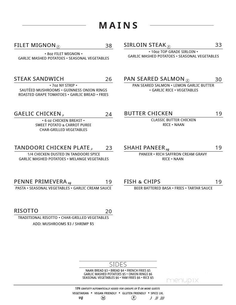 Fuzed Kitchen + Bar - Edmonton, AB menu_pic