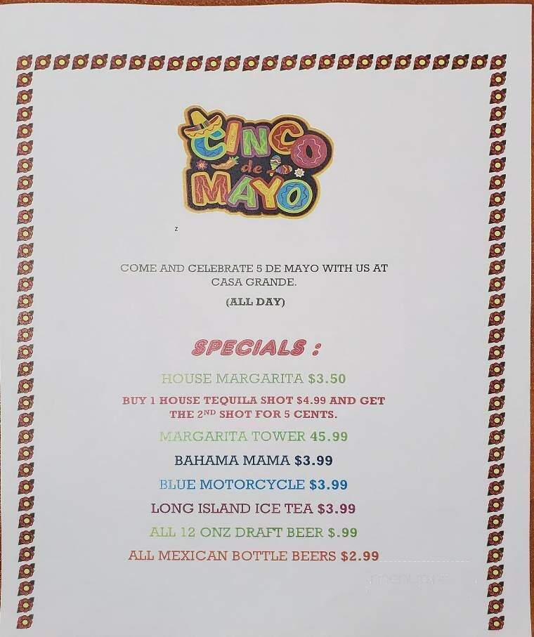 Los Panchos - Richmond, VA menu_pic