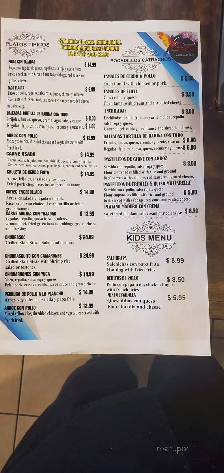 Las Delicias De Triny - Randolph, NJ menu_pic