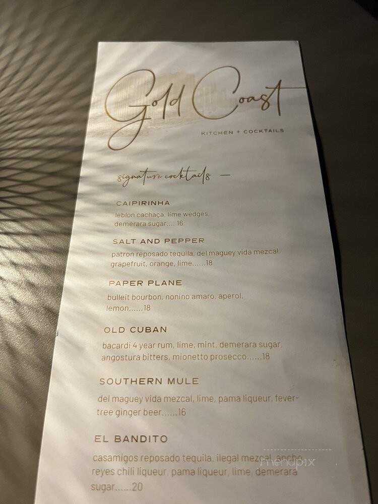 Gold Coast Kitchen + Cocktails - Miami, FL