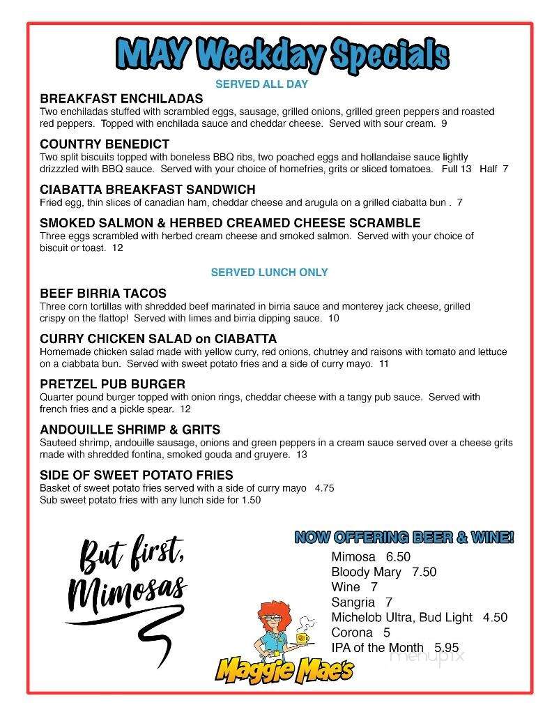 Maggie Mae's on the Bluffs - Belleair Bluffs, FL menu_pic