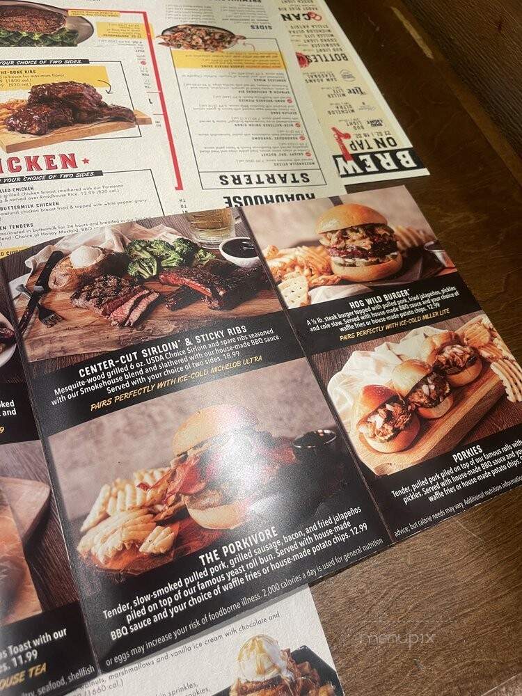 Logan's Roadhouse - Tifton, GA menu_pic
