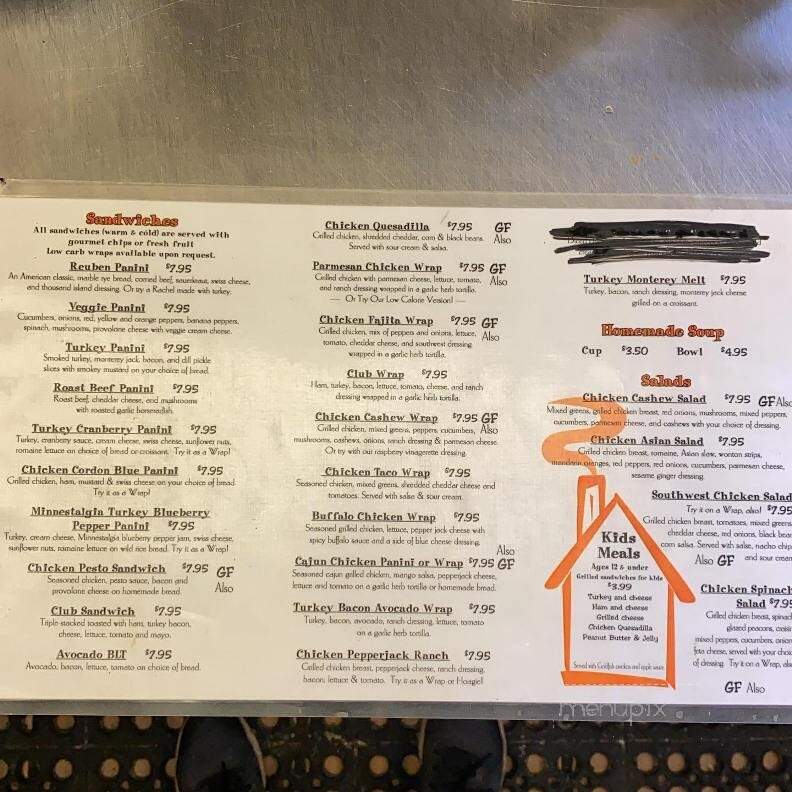 The Roasting House - McGregor, MN menu_pic