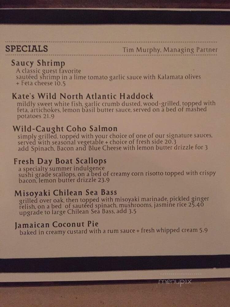 Bonefish Grill - Langhorne, PA menu_pic