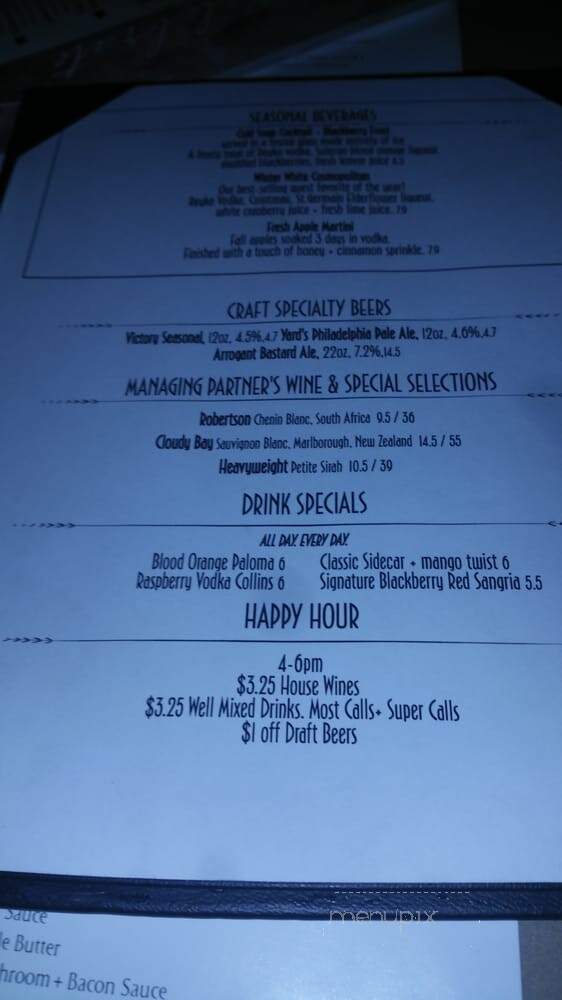 Bonefish Grill - Langhorne, PA menu_pic