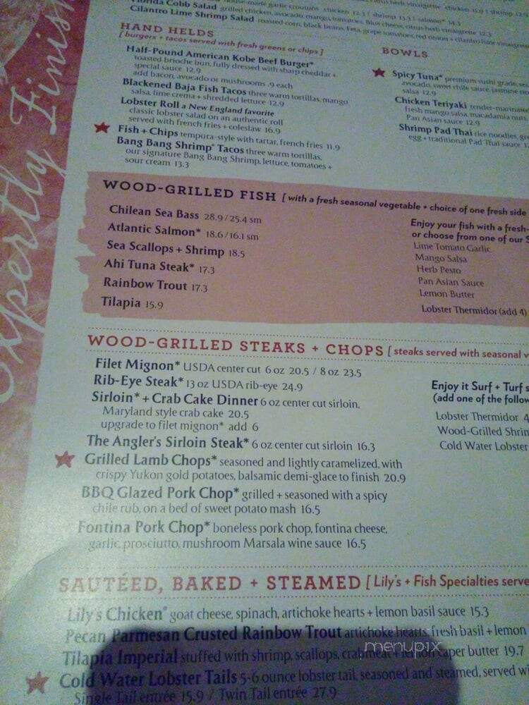 Bonefish Grill - Langhorne, PA menu_pic