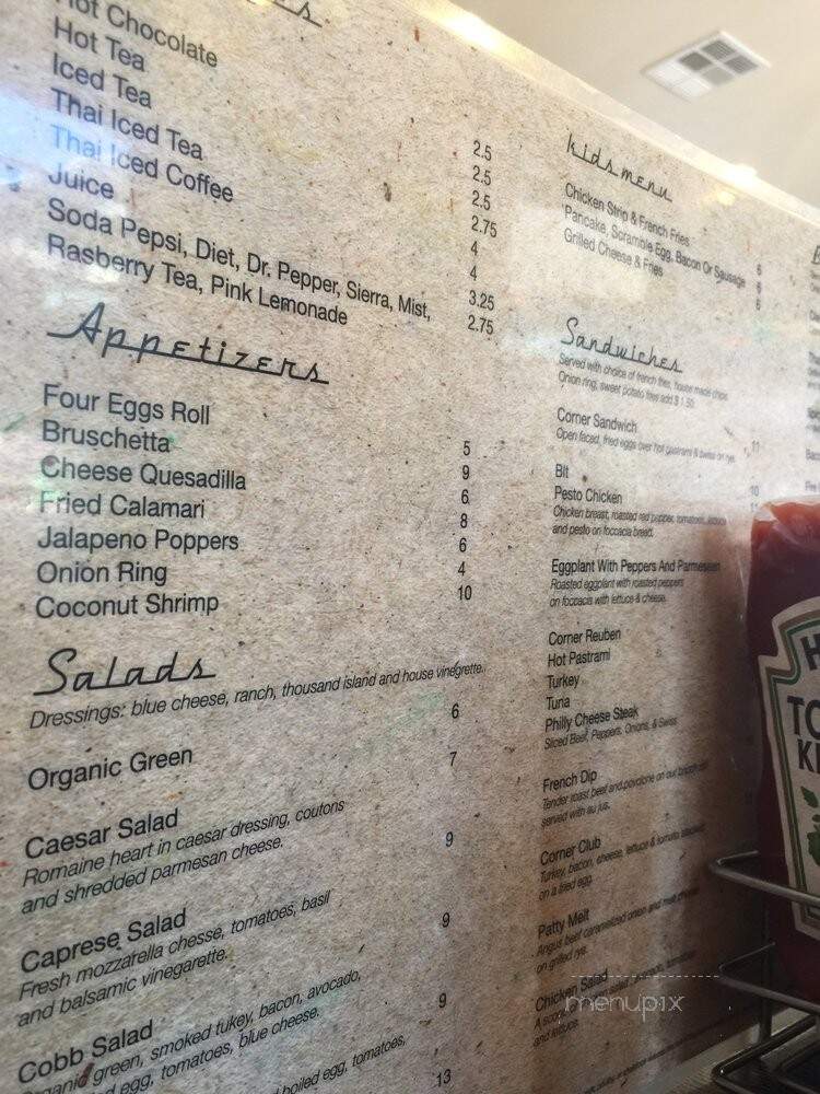 Corner Cafe - Victorville, CA menu_pic