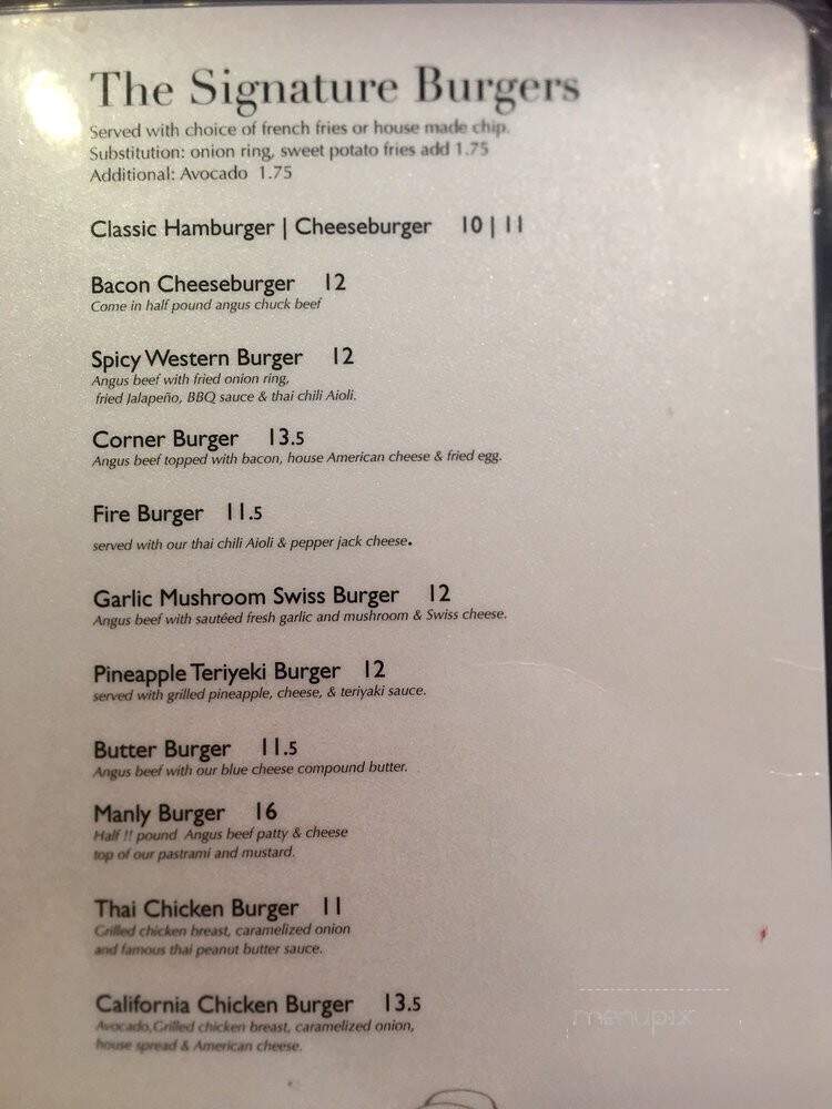 Corner Cafe - Victorville, CA menu_pic